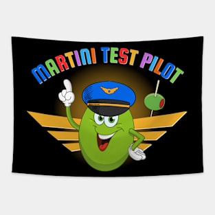 Martini Test Pilot Tapestry