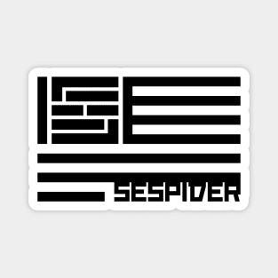 SEspider Flag [Black] Magnet