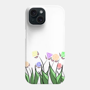 Dice Flowers - Rainbow Pastel Phone Case