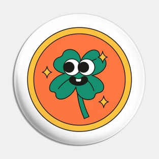 Cartoon Clover Pin