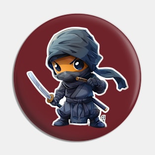 Ninja Samurai Pin