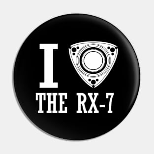 I Heart RX-7 Pin