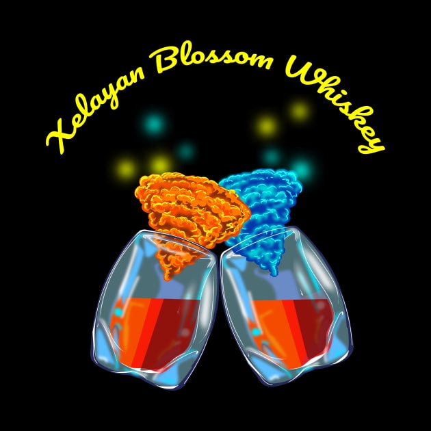 XELAYAN BLOSSOM WHISKEY by KARMADESIGNER T-SHIRT SHOP