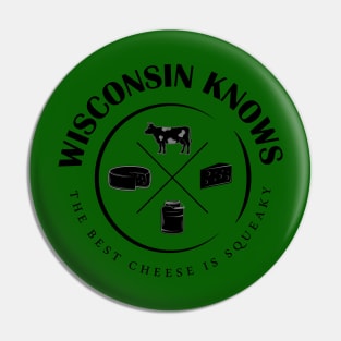 Wisconsin Knows The Best Cheese Is Squeaky Pin