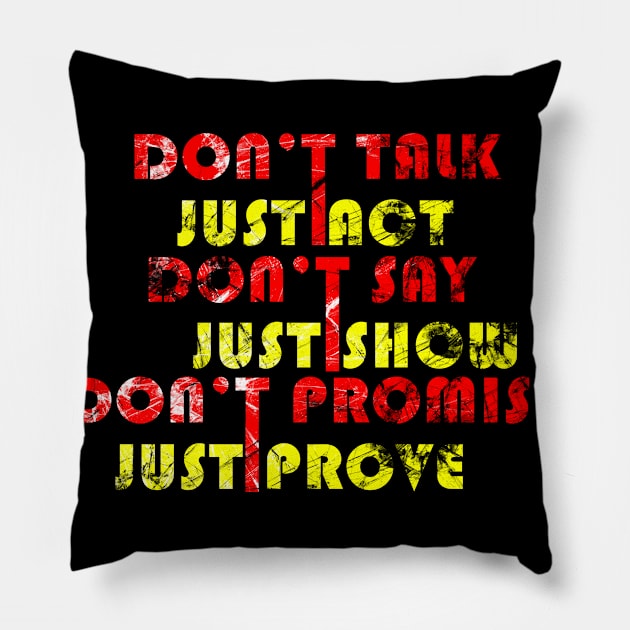 motivation words Pillow by INDONESIA68