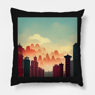 Beijing | Comics Style Pillow