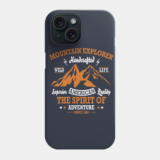 Mountain Explorer Adventure Spirit Phone Case by JakeRhodes