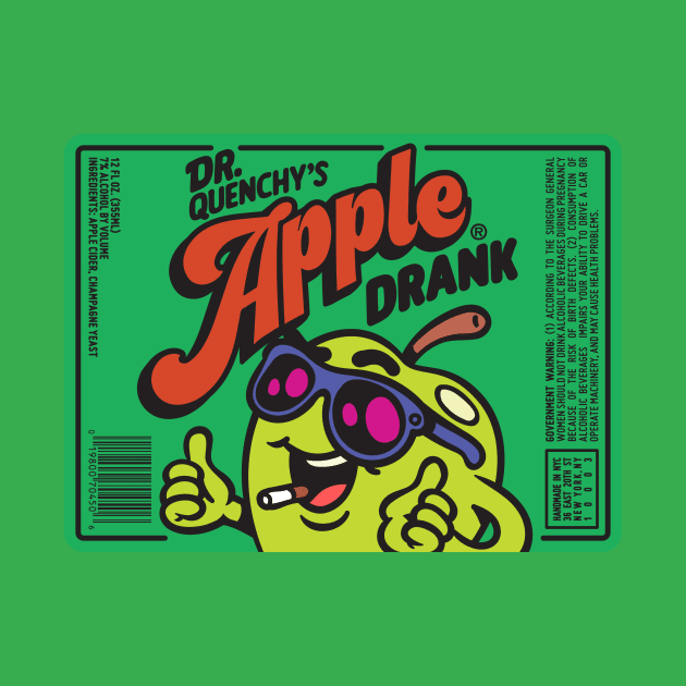 Drink Apple Cider Label by Mouse