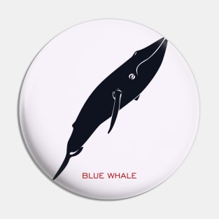 blue whale Pin