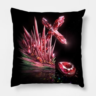 Fantasy Birthstone, July, Ruby Pillow