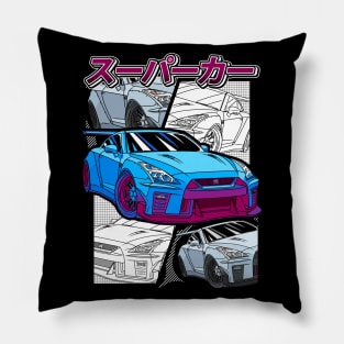 JDM GT-R Nippon Street Racing Car Pillow