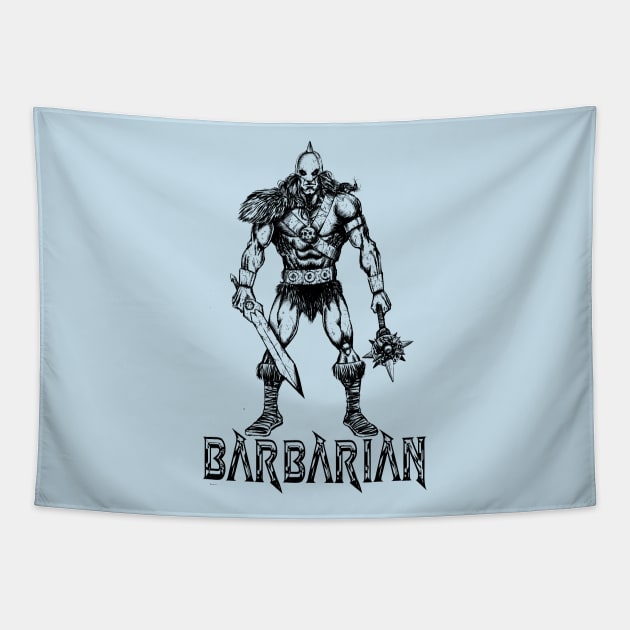 Barbarian Tapestry by Skillful Studios