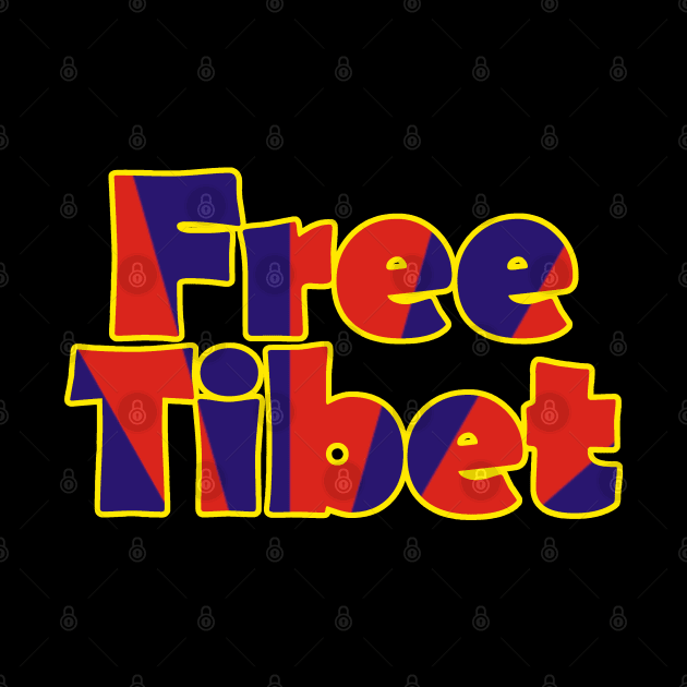 Free Tibet Movement Human Rights Activist by Mindseye222