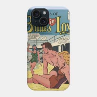 Vintage Romance Comic Book Cover - Brides in Love Phone Case