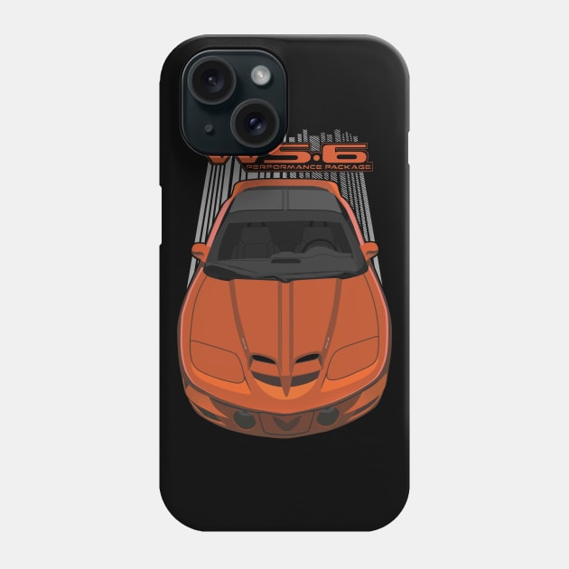 Pontiac Trans Am WS6 4thgen - Orange Phone Case by V8social