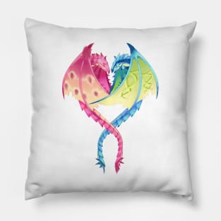 Monster hunter valentine Pillow