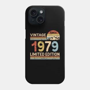 Vintage Since 1979 Limited Edition 44th Birthday Gift Vintage Men's Phone Case