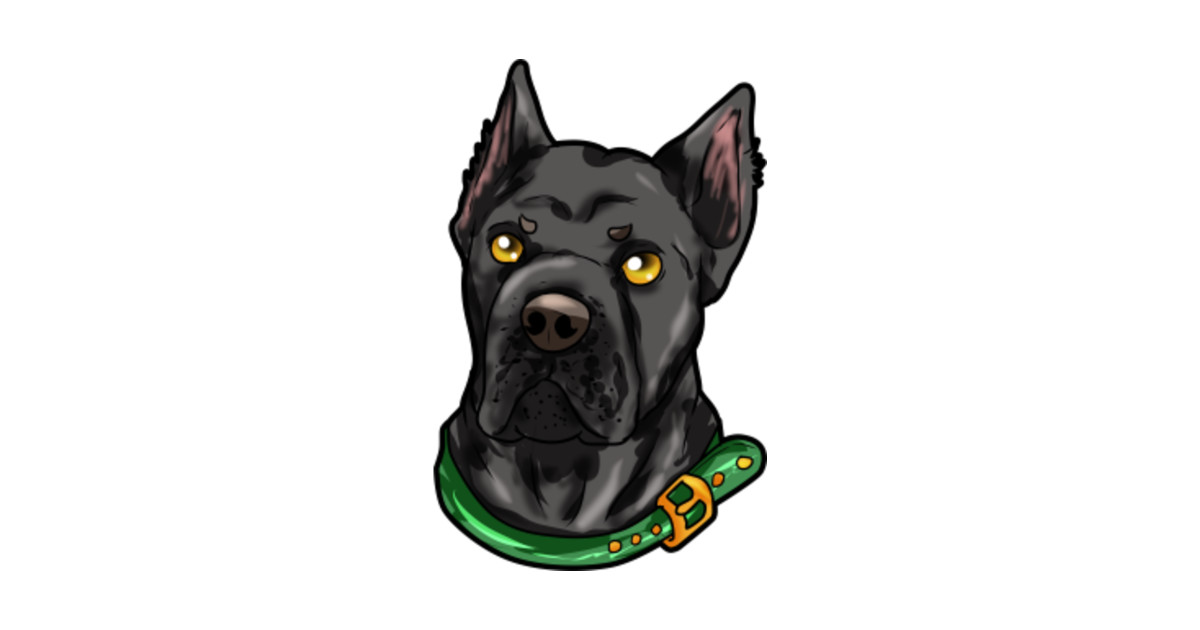 Cane Corso Dog Puppy Doggie Cartoon Present By Naughtybynature
