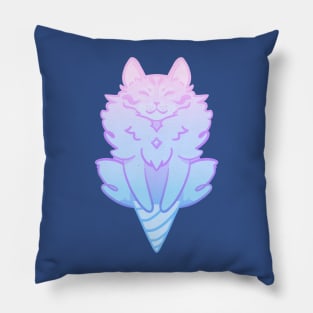 Cosmic Cotton Candy Cat Pillow