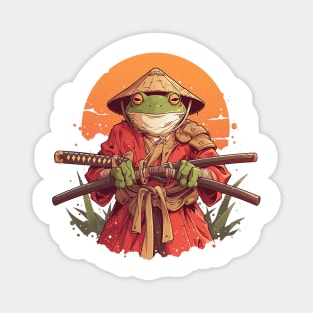 samurai frog Magnet