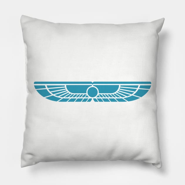 Alien: Covenant / Weyland-Yutani Wings Pillow by wunderkammer