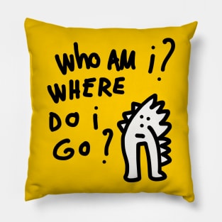 Where do I go Street Art Graffiti BN Pillow