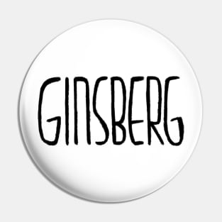 American Writer, Beat Poet, Ginsberg Pin