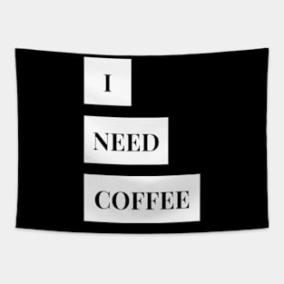 i need coffee Tapestry