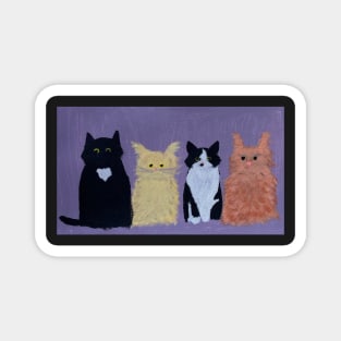 Kitty Painting Magnet