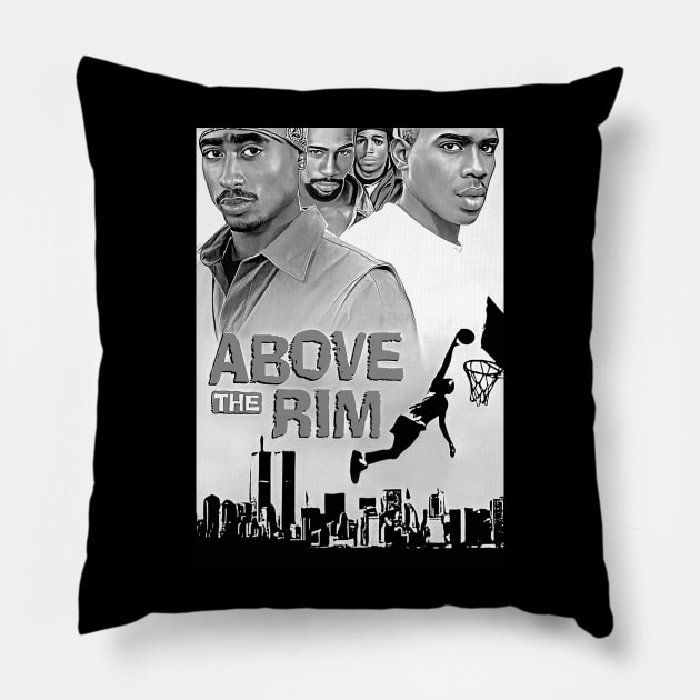 Above The Rim - “Black & White” Pillow by M.I.M.P.