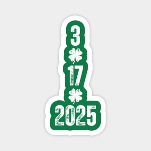 St. Patrick's Day – 3/17/2025 Celebration Magnet