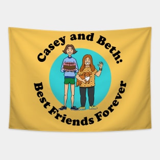 Casey and Beth: Best Friends Foirever Tapestry