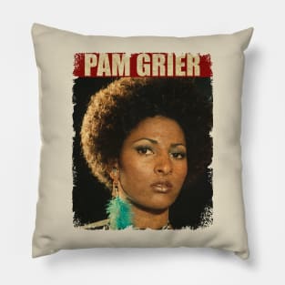 Pam Grier - NEW RETRO STYLE Pillow