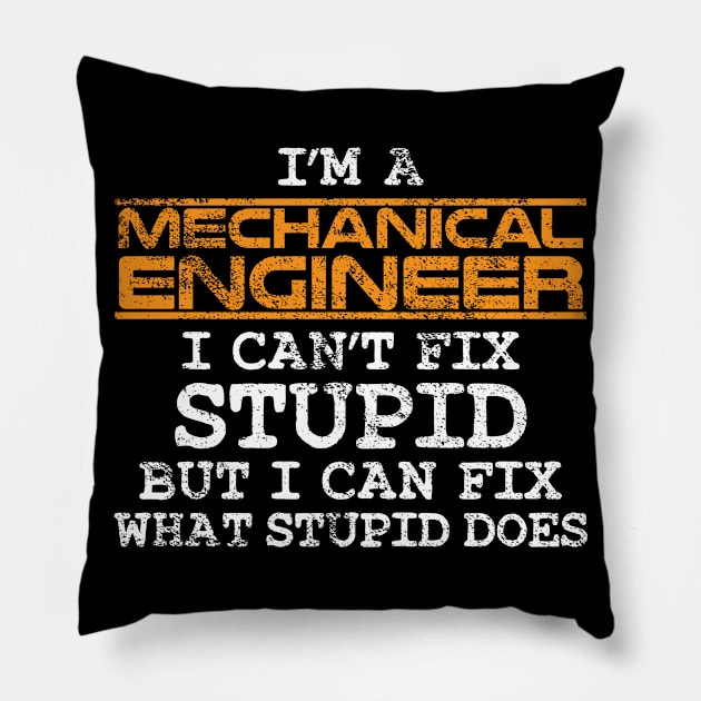 Mechanical Engineer Pillow by KAWAIITEE