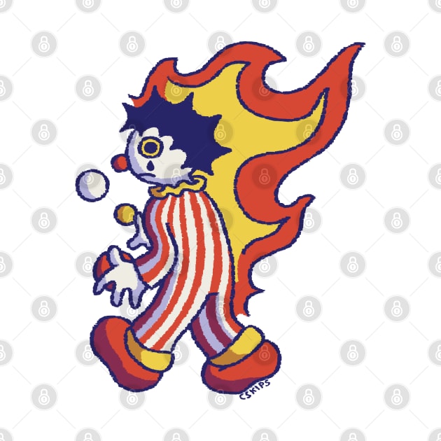 Flame Clown by cskips