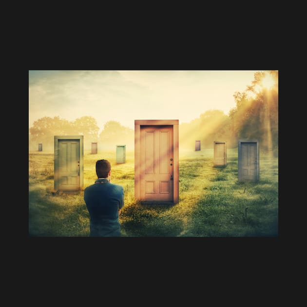 choosing door by 1STunningArt