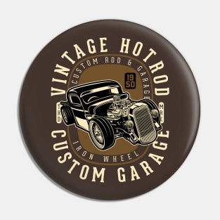 Vintage Hotord Custom Garage Pin