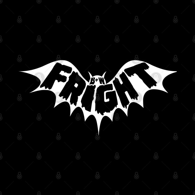 Black & White Fright Negative Bat by BlackAndWhiteFright