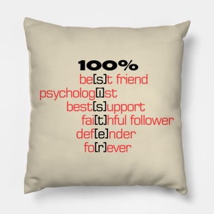 Sister qualities, best sister typographic print Pillow