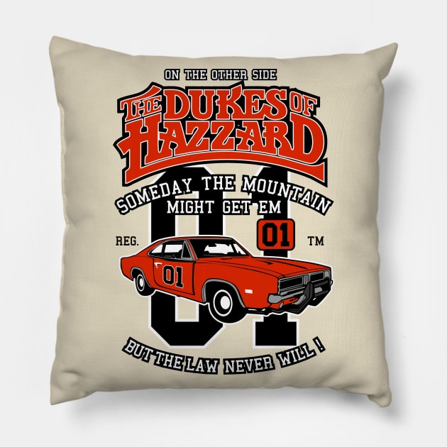 The dukes of hazzard Pillow by OniSide