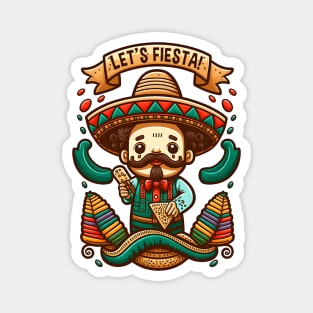 Cinco De Mayo Funny Mexican Fiesta Magnet