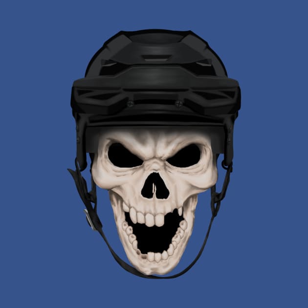 hockey skull by 752 Designs