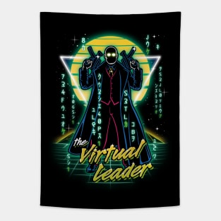 Retro Virtual Leader Tapestry