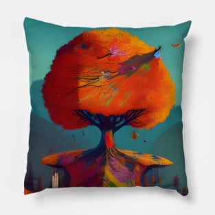 Autumn Tree of Life Pillow