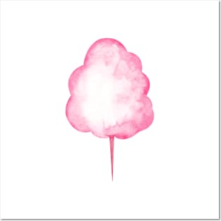 Designart Cotton Candy Cloud Heart I Romantic Abstract Canvas