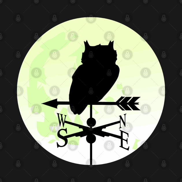 Owl Moon Weathervane by Nuletto