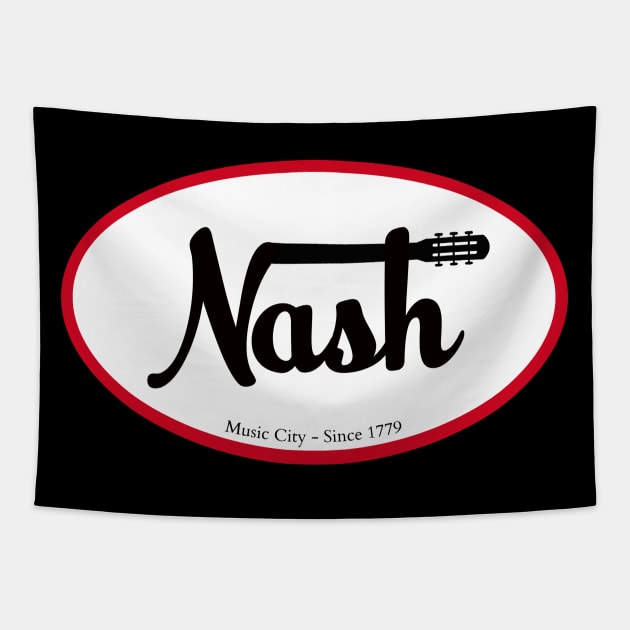 Nash Nashville Music logo Tapestry by AllAmerican