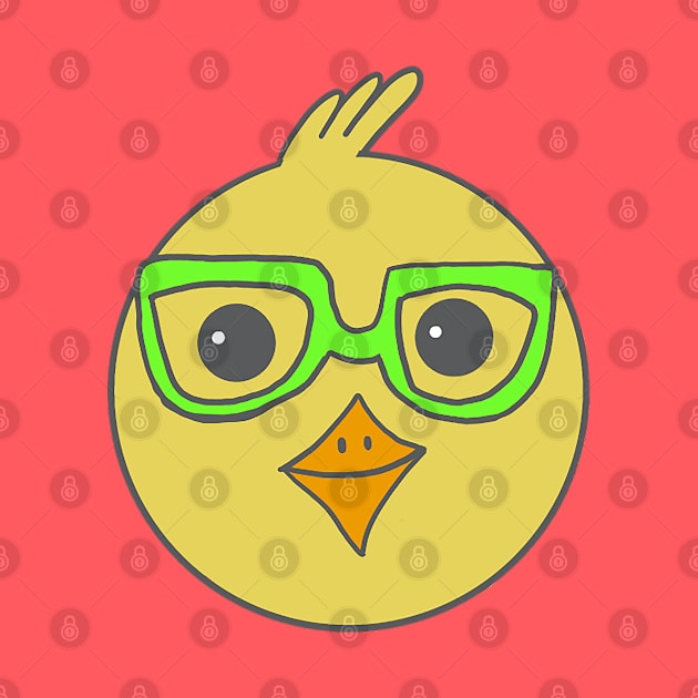 Chick Wearing Glasses by Geometrico22