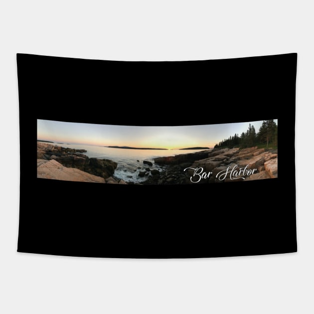 Bar Harbor Maine Tapestry by ACGraphics