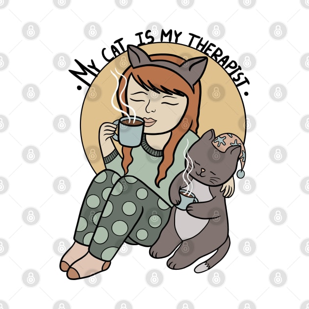 My Cat Is My Therapist by SYLPAT